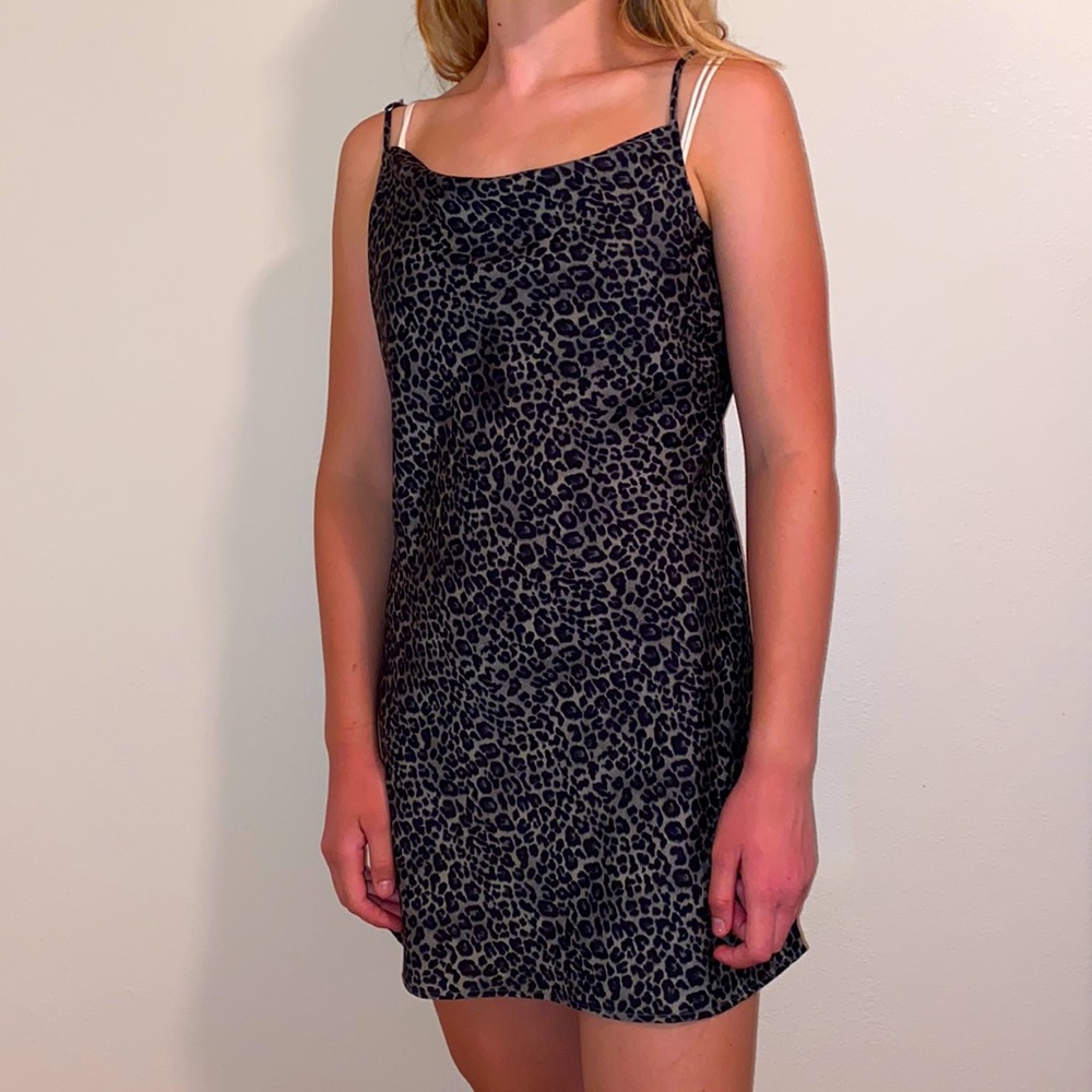 COPY - leopard print slip dress from Aeropostale